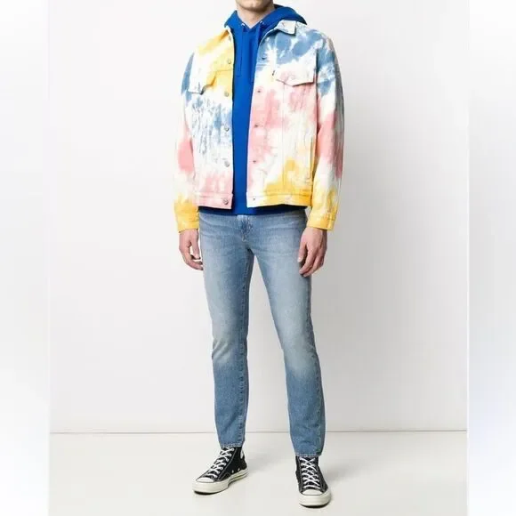 Levi's Vibrant Tie-Dye Denim Jacket - Picture 2 of 14